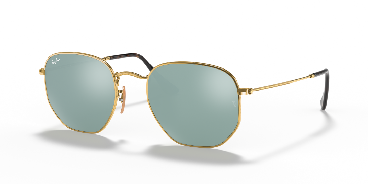 Ray-Ban RB3548N Hexagonal Flat Lenses Arista Gold