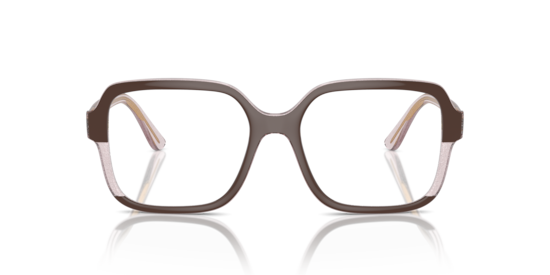 VO5555 Vogue Eyewear Brown/Transparent Rose Glitter