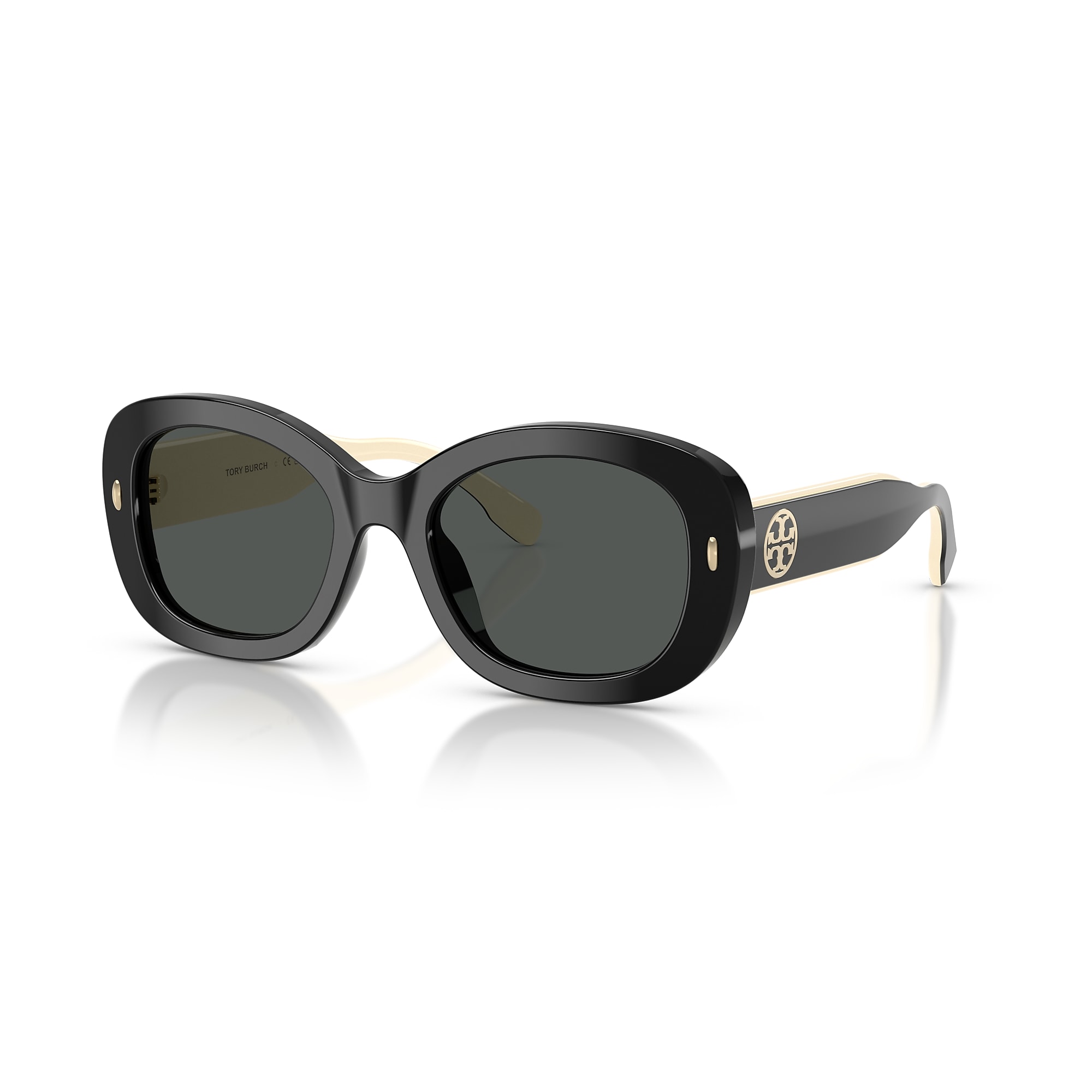 New Tory Burch Black Sunglasses w/ Gold Detail Tory Burch Sunglasses TY7204D 170987 - Best Price and  main image 2
