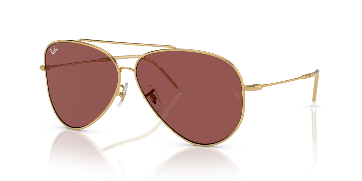 Ray-Ban RBR0101S Aviator Reverse Arista Gold