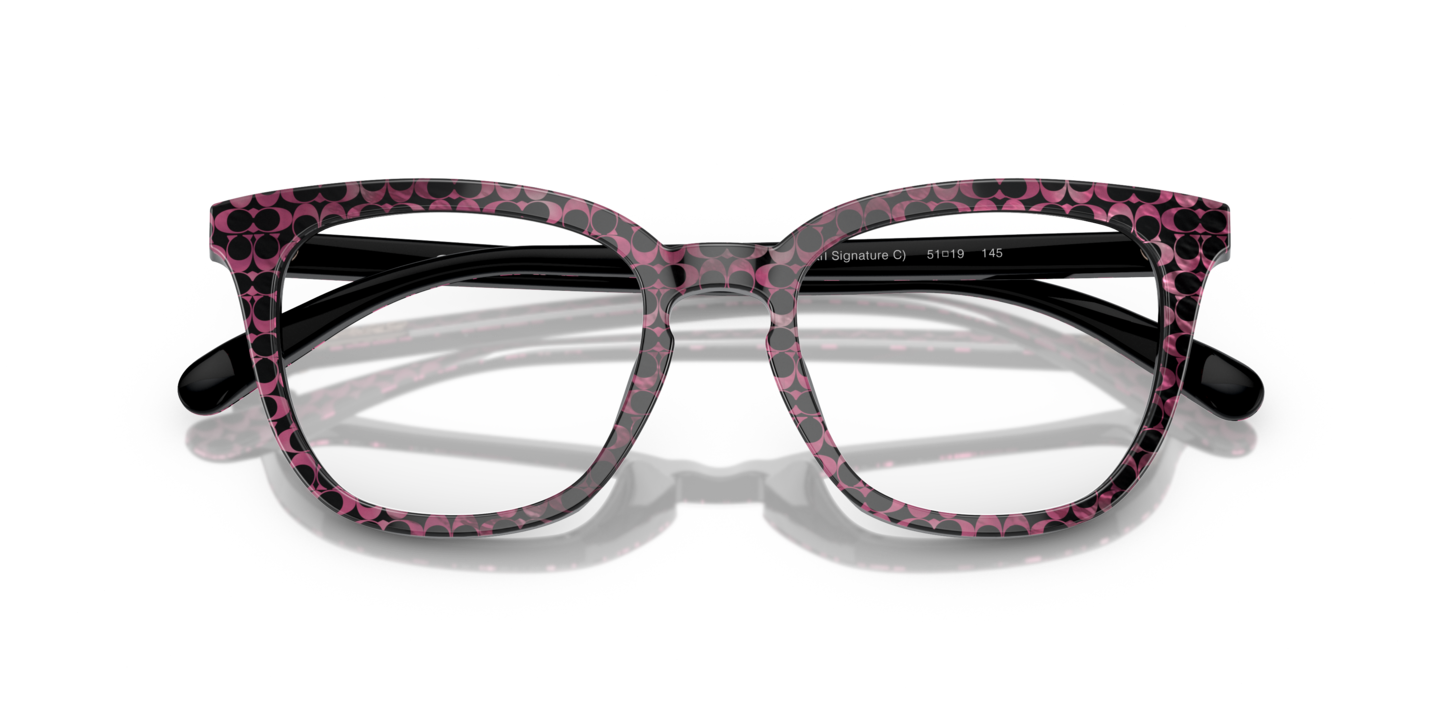 Coach EYEGLASSES HC6222U-5800-51 New with case Coach HC6222U eyeglasses for women in Ruby Pearl Signature main image 3