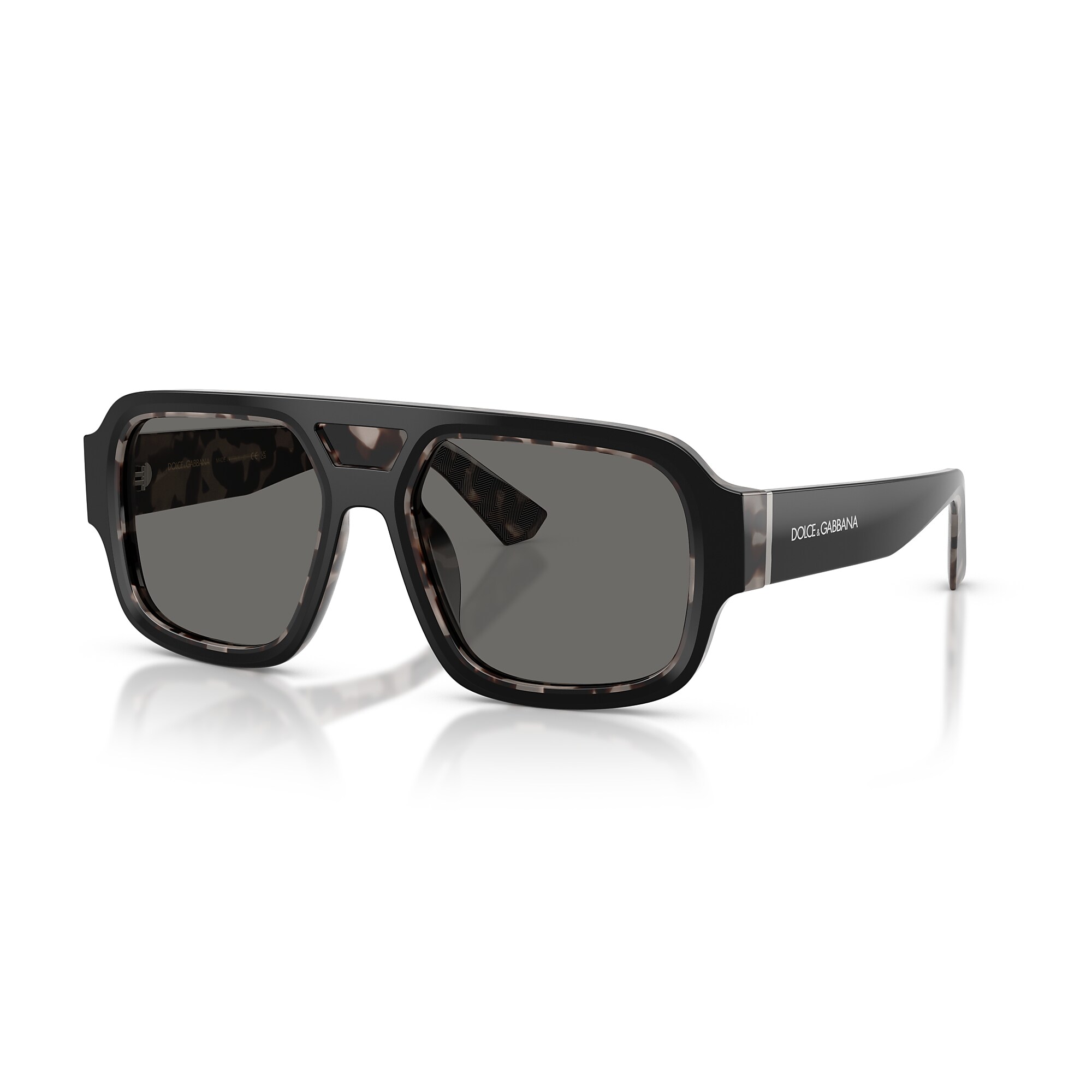 NEW DOLCE&GABBANA GREY UNISEX SUNGLASSES DOLCE&GABBANA Dolce & Gabbana DG6188 Grey/Light Grey Mirrored (3415/6G  main image 4