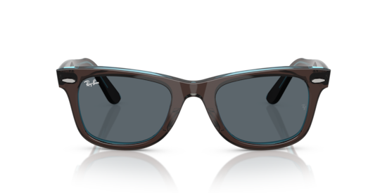 RB2140 Original Wayfarer Classic Ray-Ban Brown On Transparent Blue
