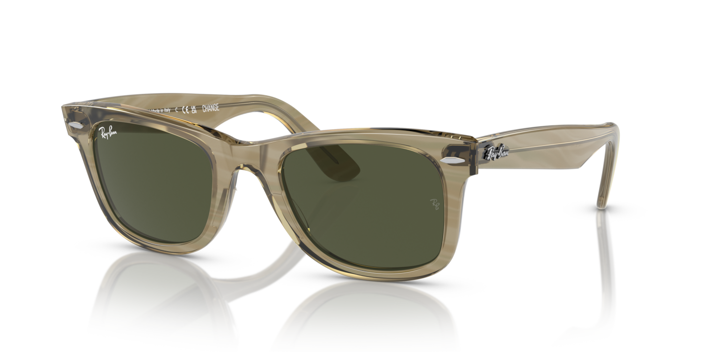 Ray-Ban RB2140 Original Wayfarer Change Photo Striped Grey