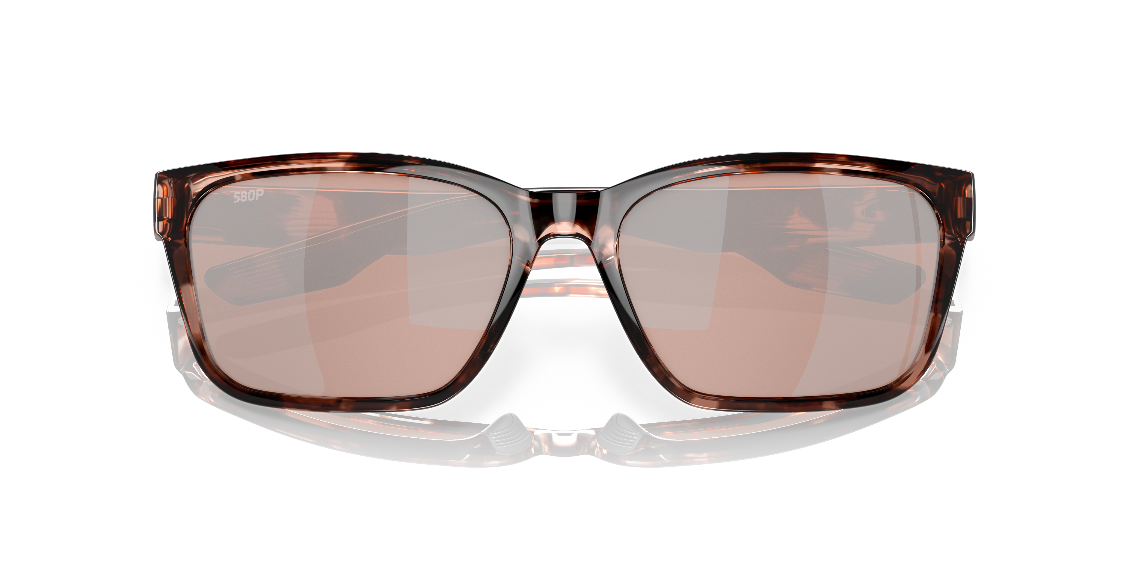 Costa Del Mar Palmas 6S9081 908103 57MM Black/Grey 580P Plastic Polarized Rectangle Sunglasses for Women + BUNDLE With Designer iWear Complime並行輸入