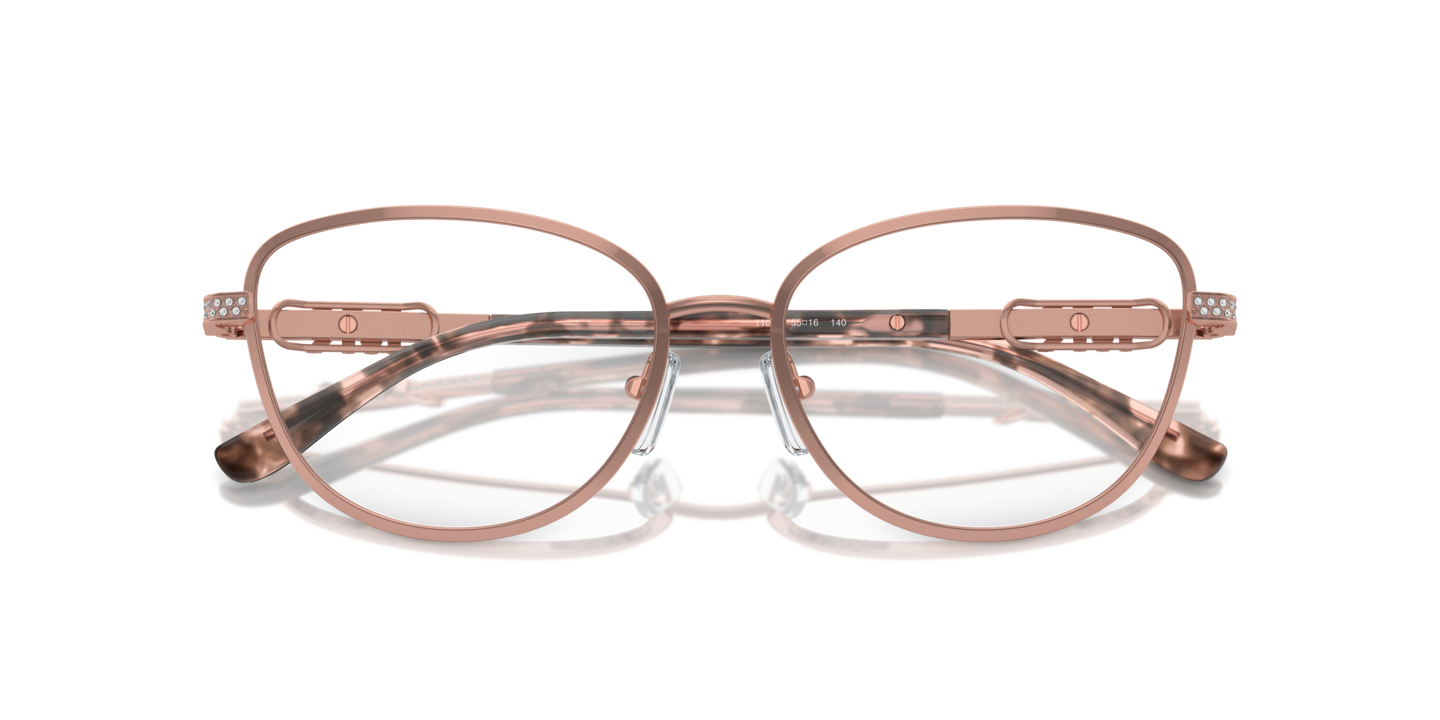 Michael Kors Sunglasses Women Clear Rose Gold Round Mirrored Designer Shades Michael Kors Biarritz MK1160 sunglasses for women in Rose Gold main image 4