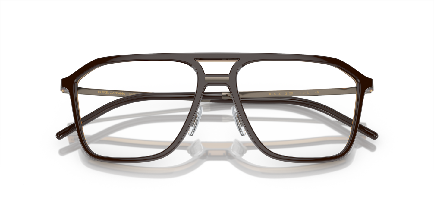 DOLCE&GABBANA 美品　卒業　入学　19cm 子供 DOLCE & GABBANA DG5107 Pilot Eyeglasses For Men