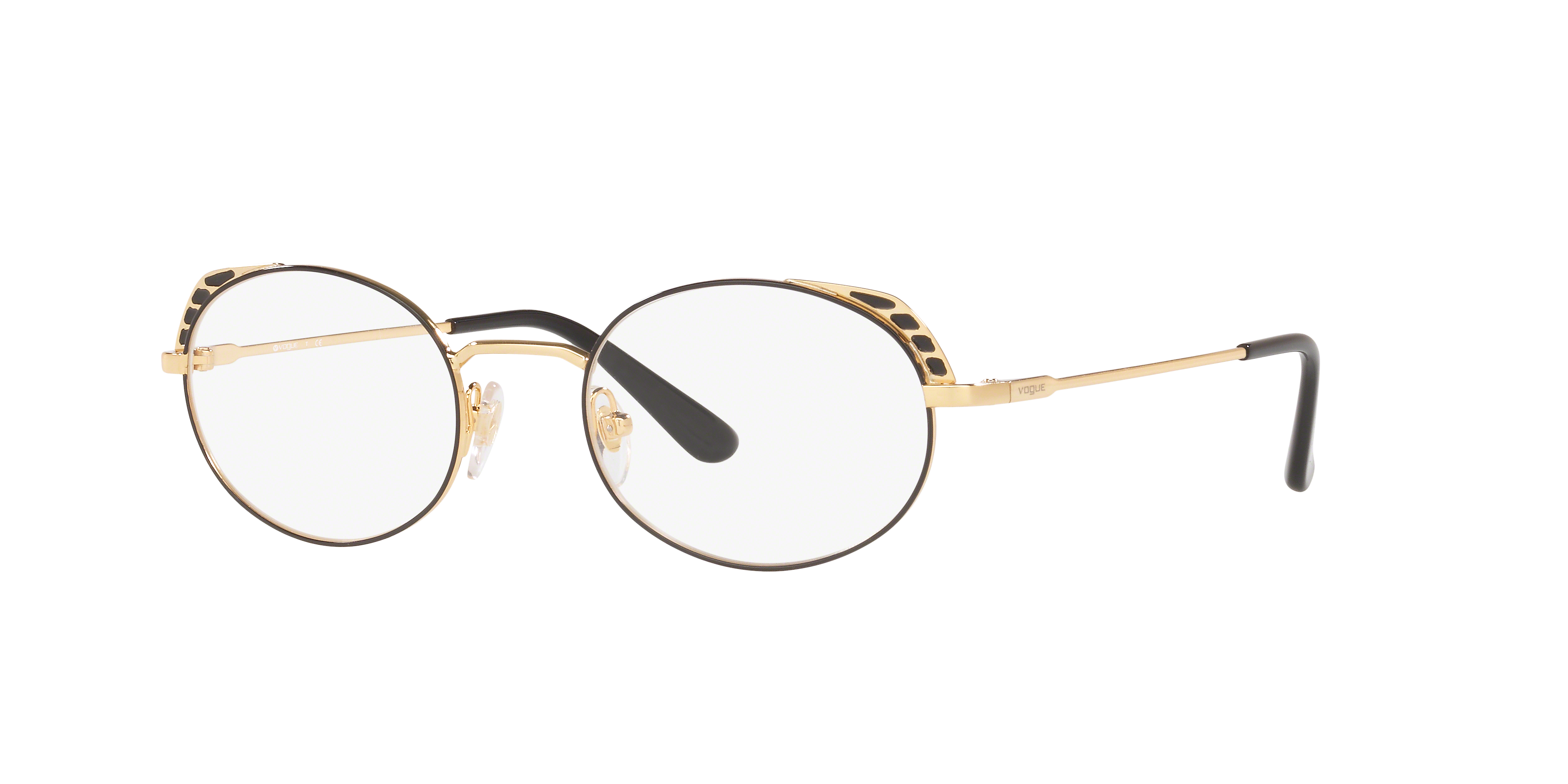 Vogue Eyewear Unisex Vo4132 Top Black Gold Size Small 74$