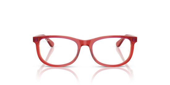 RB1642 Optics Kids Ray-Ban Transparent Red & Yellow