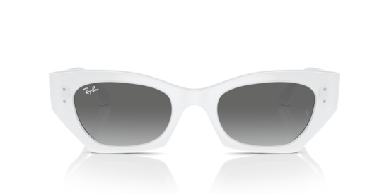 小物 Ray-Ban ORB4430F - Zena 667787 White Sunglasses Ray-Ban RB4430 Zena Bio-Based | Free Shipping