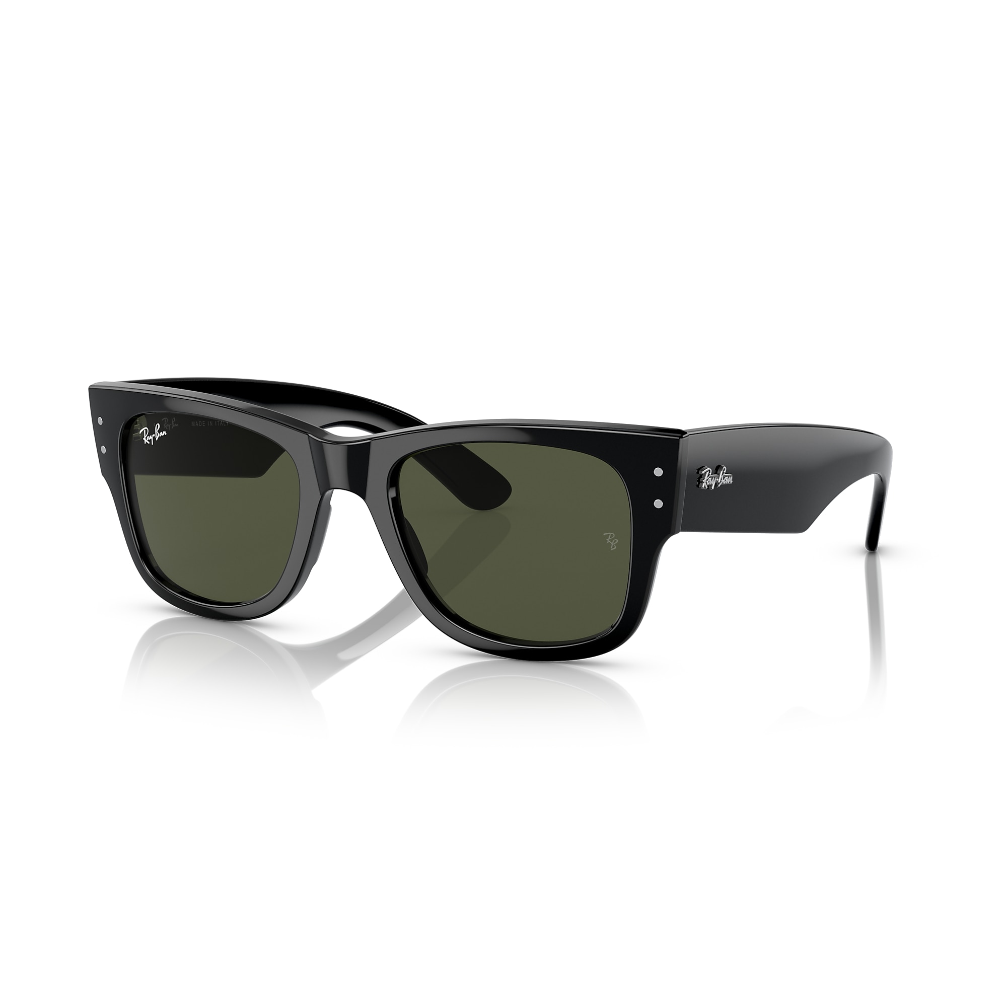 Ray-Ban MEGA WAYFARER ポリッシュトランスペアレントグリーン Ray-Ban RB0840S Mega Wayfarer Sunglasses | LensCrafters