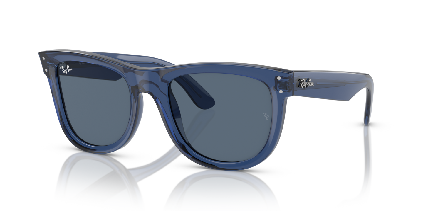 Ray-Ban RBR0502S Wayfarer Reverse Transparent Navy Blue