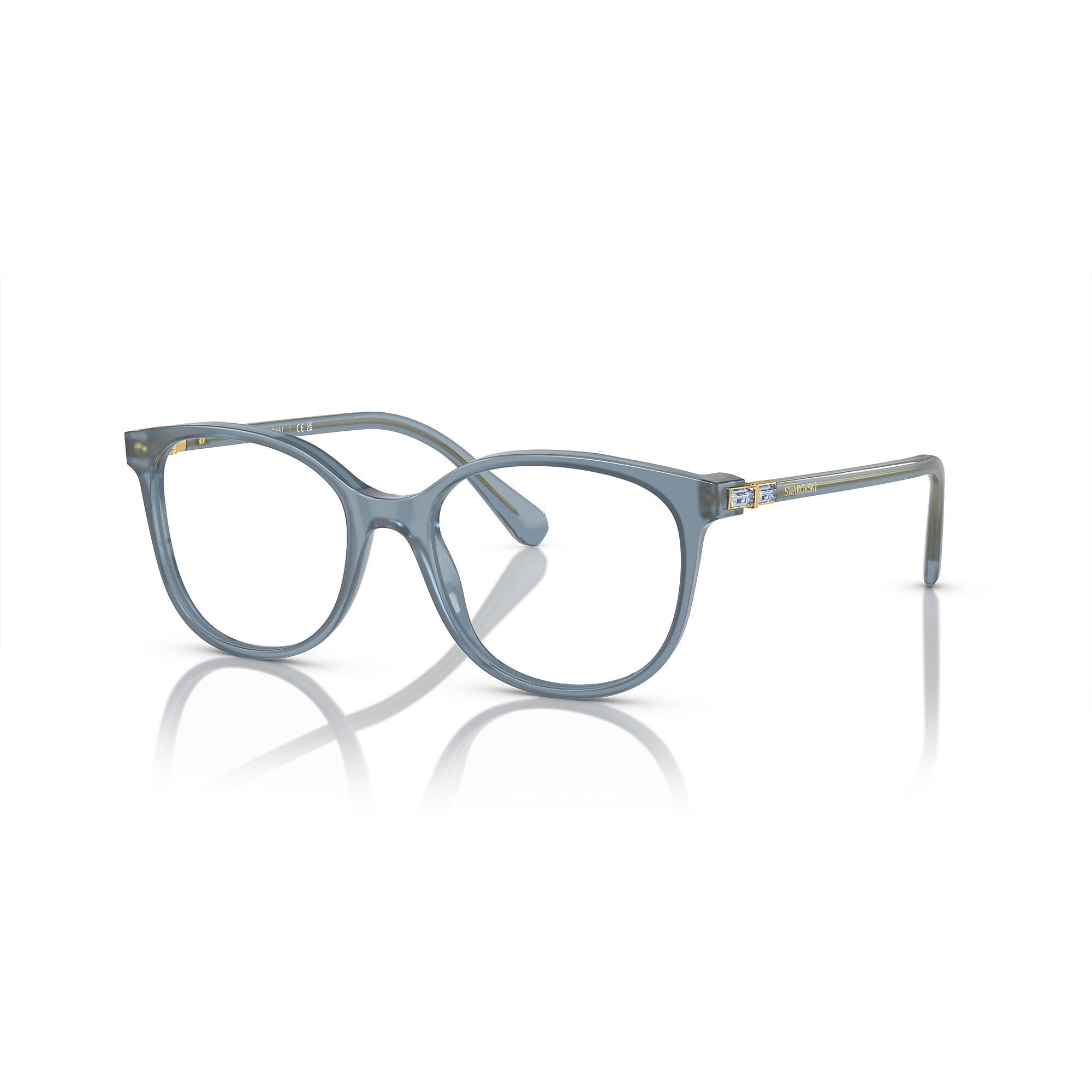 Swarovski sunglasses, SK0282 32B, Gray Swarovski SK6032 S (55 - 17) with Grey lenses and Black  main image 2