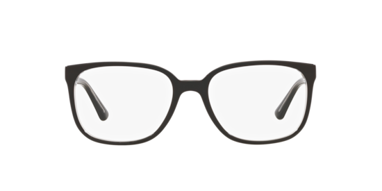 GK2002 Glasses.com Shiny Top Black On Trasparent