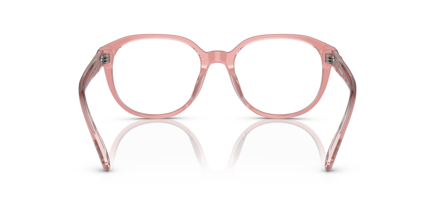 COACH HC6209U Eyeglasses Frames Case. 5743 Translucent Pink RXable NWT 0HC6209U__5746__P21__shad__fr.  main image 4