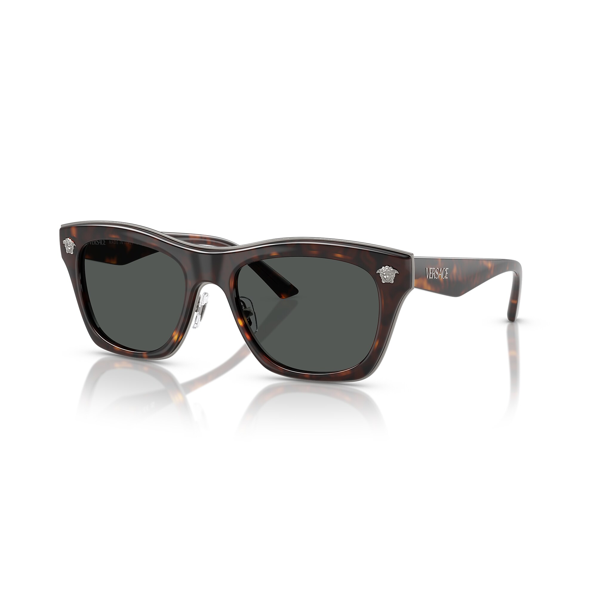 Versace Women\'s VE4272 VE/4272 Cat Eye Sunglasses Versace VE2281 XXL (64 - 13) with Grey lenses and Gold frame  main image 3
