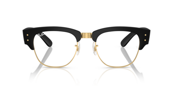 RB7316V Mega Clubmaster Optics Liteforce Ray-Ban Sand Black On Gold