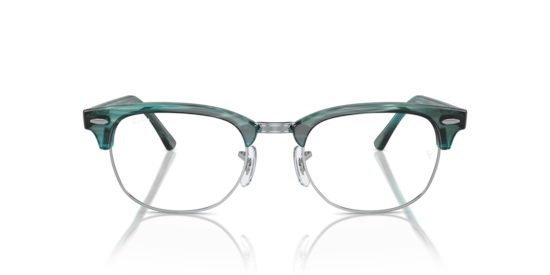 RB5154 Clubmaster Optics Ray-Ban Striped Green