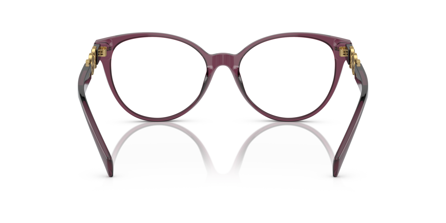 Versace Pink Cat Eye Prescription Glasses VE3334 Versace VE3334 5402 Eyeglasses Women main image 2