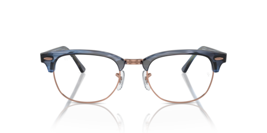 RB5154 Clubmaster Optics Ray-Ban Striped Blue