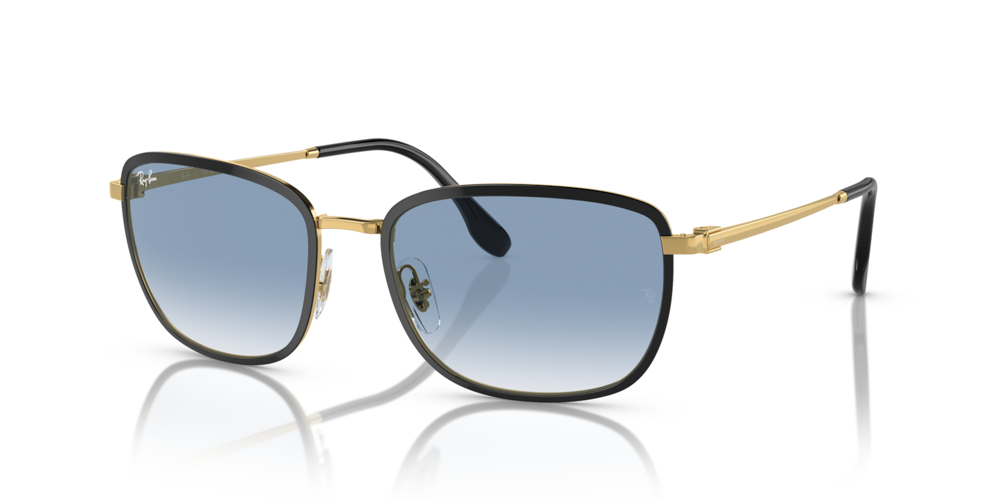 Ray-Ban RB3705 Black On Gold