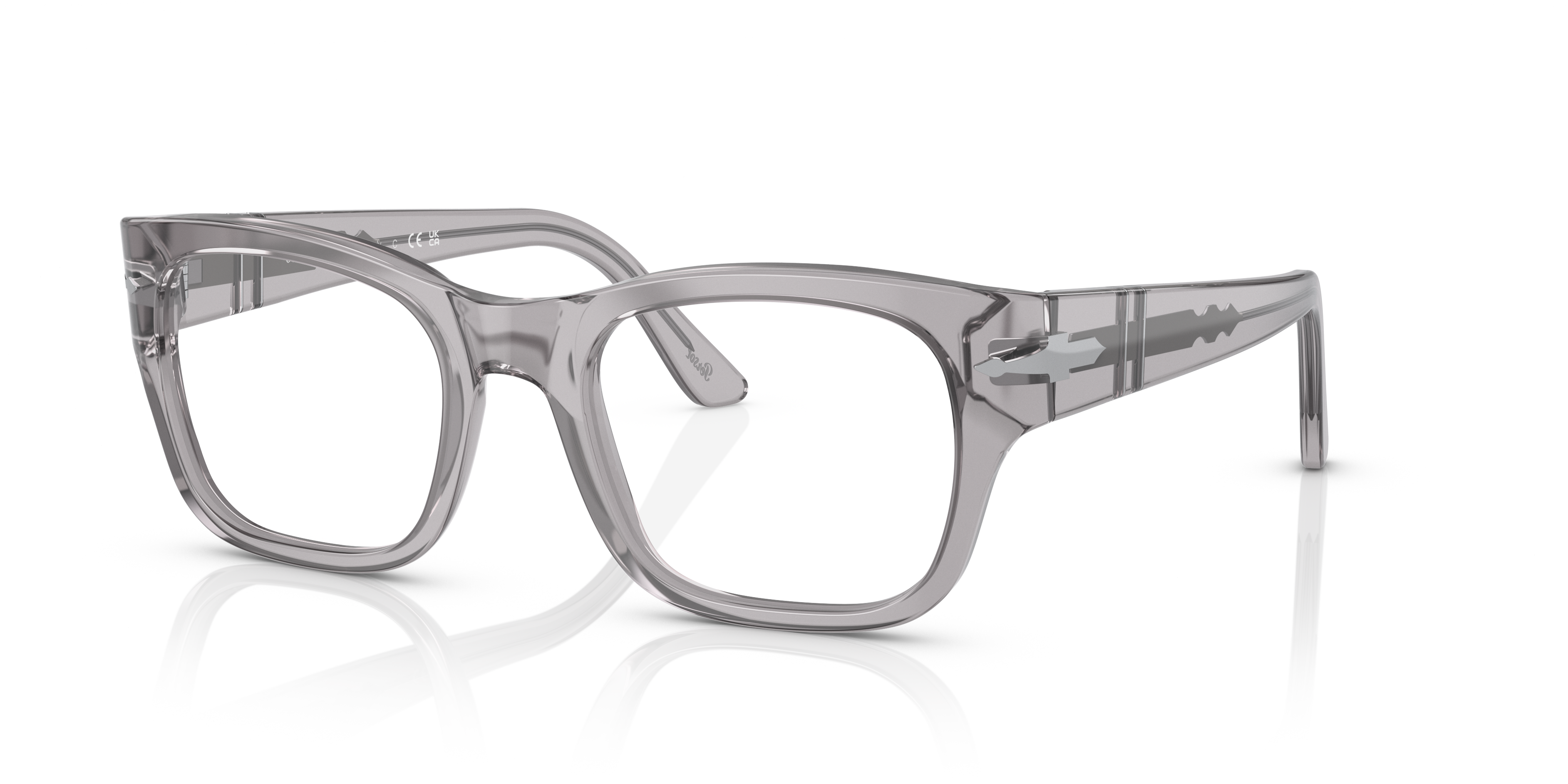 Persol Unisex Po3297v Transparent Gris Size Standard 182$