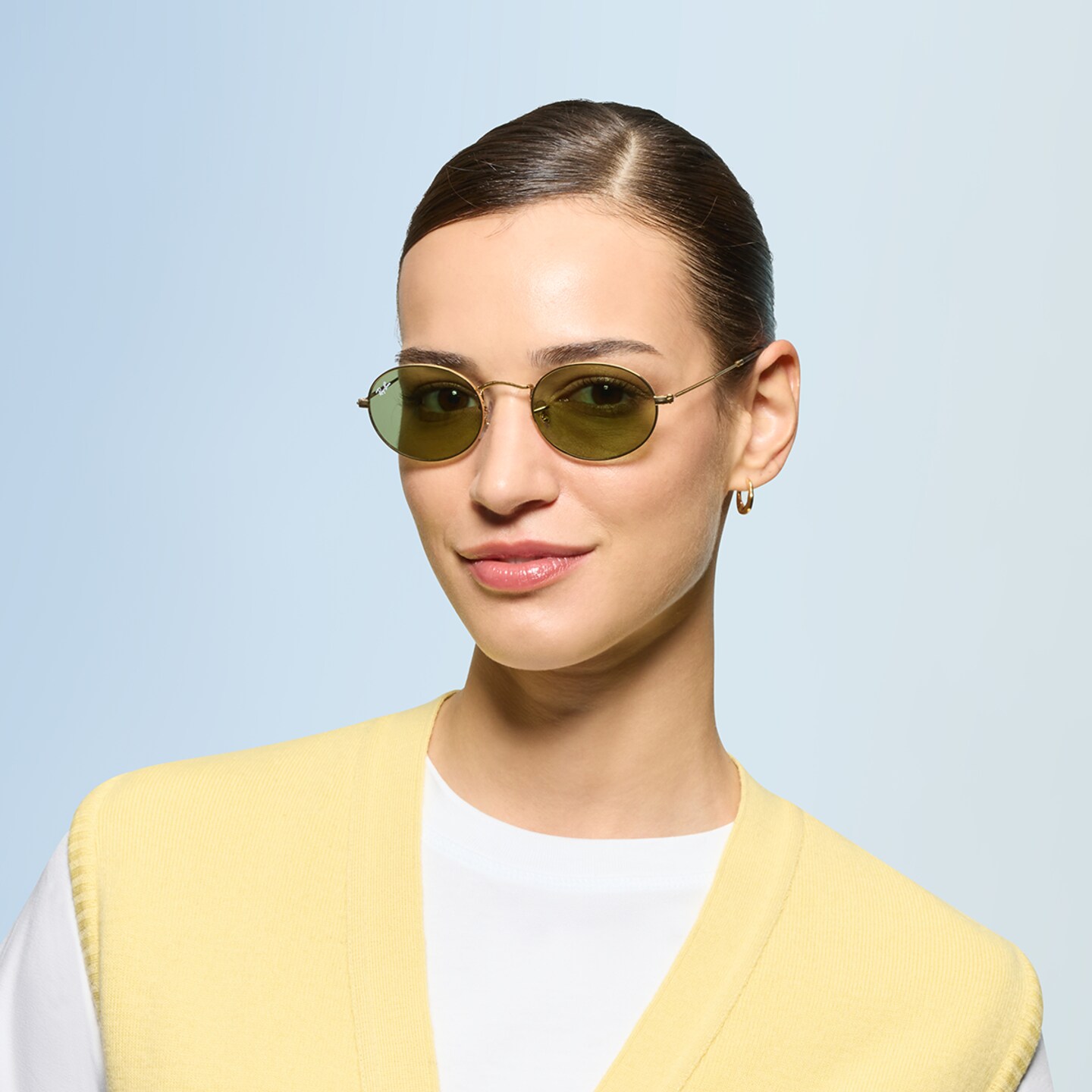 Ray-Ban oval metal sunglasses Ray-Ban Oval Review - YouTube main image 4
