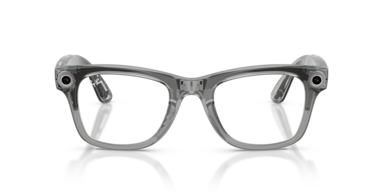 Ray-Ban Meta Wayfarer Ray-Ban Transparent Grey