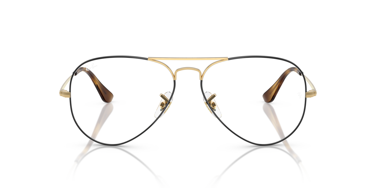 RayBan アビエーターL II GOLD イエローサイズ55 Ray-Ban Glasses AVIATOR METAL II RX-6489 3086