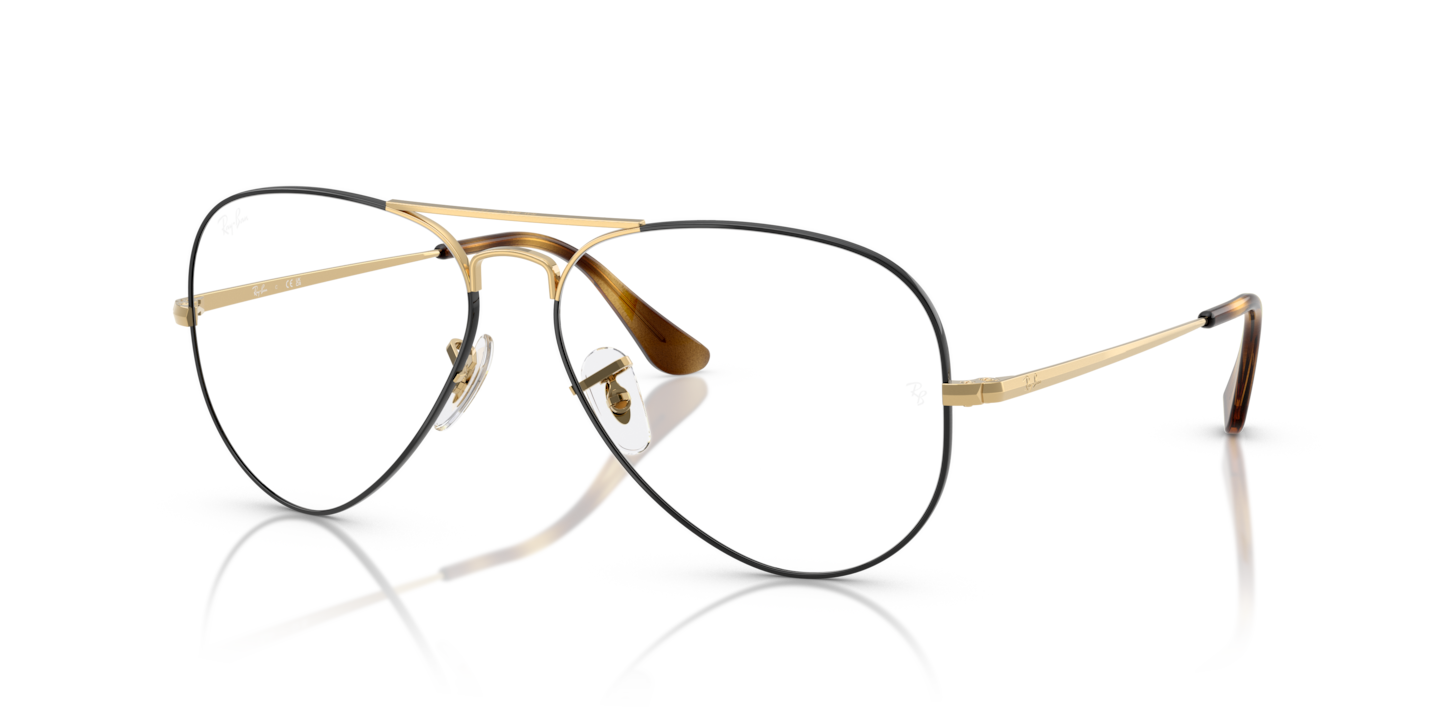 Ray-Ban RB6489 Aviator Optics Havana On Arista
