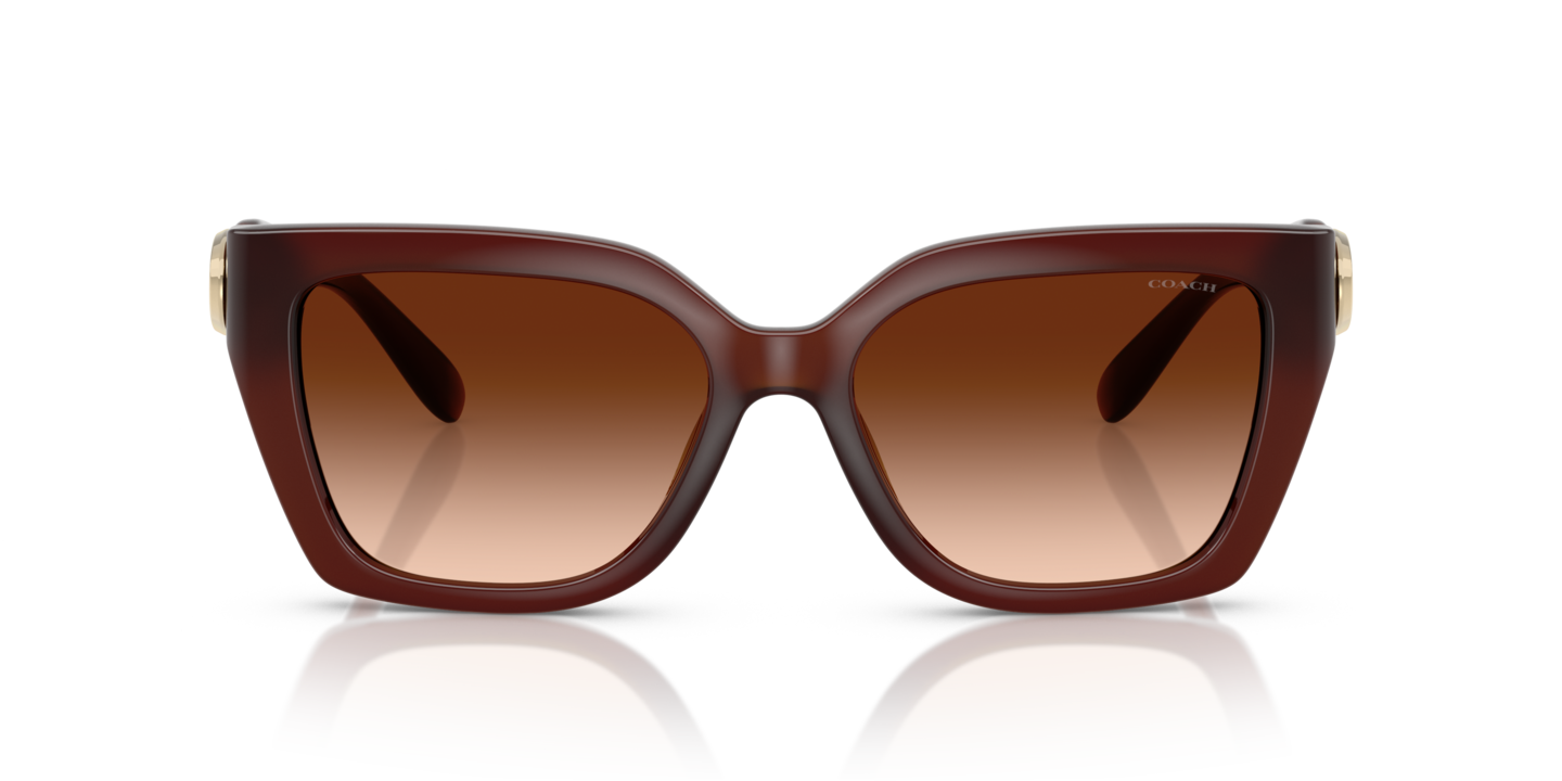 Coach HC8408U CW195 Square Sunglasses 55mm Coach HC8408U CW195 Sunglasses | LensCrafters main image 2