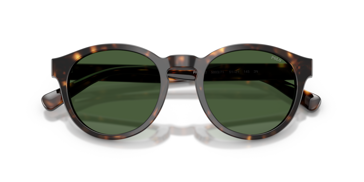 Ralph Lauren Tortoise Houndstooth Frame Sunglasses with Green Lenses W) Ralph Lauren PH4199U Tortoise Frames Green Lenses main image 3