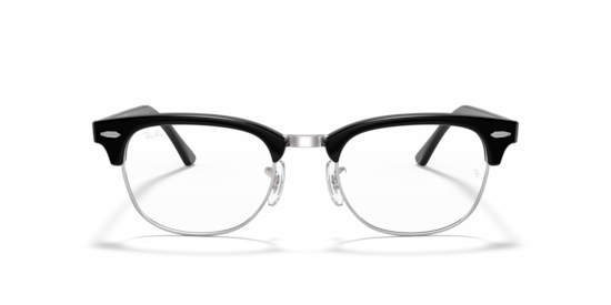 RB5154 Clubmaster Optics Ray-Ban Black On Silver