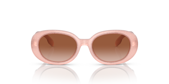 JB4339 Kids Burberry Top Glitter On Opal Pink