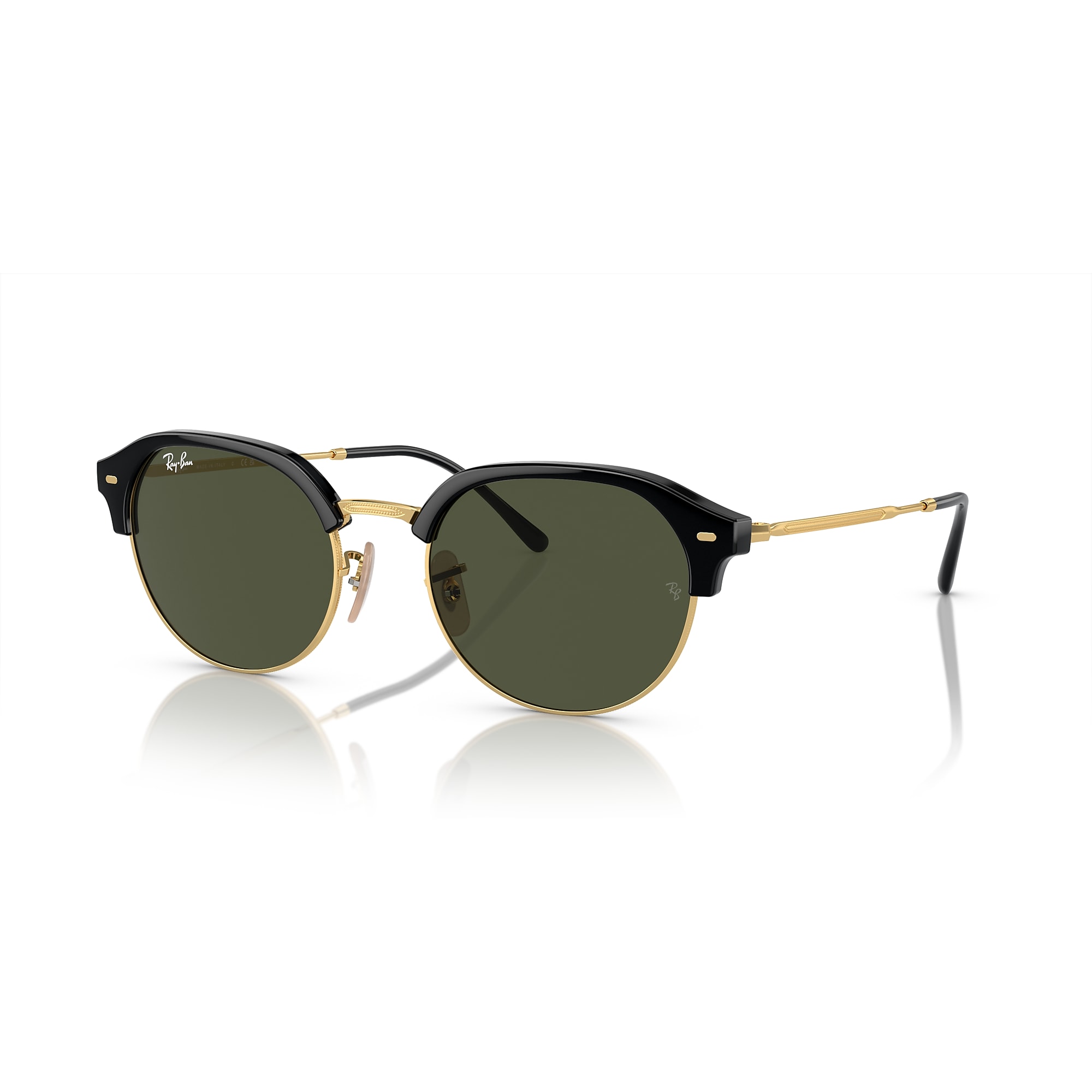 Ray-Ban ゴールドラウンドサングラス Ray-Ban Ray-Ban Sunglasses in Gold | Target Optical
