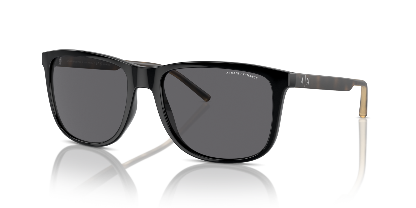 Armani Exchange AX4070S Shiny Black