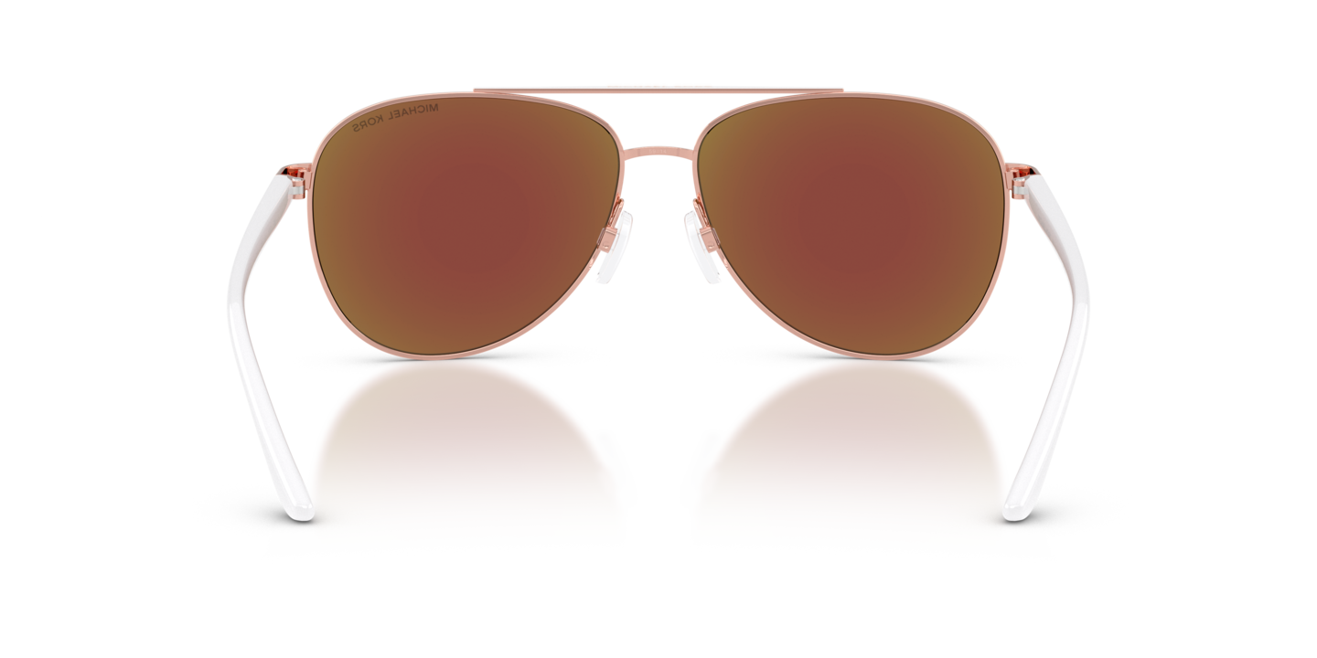 Michael Kors HVAR Pilot Sunglasses in Rose Gold MK5007 1080R1 59 Michael Kors Hvar MK5007 109936-59 Rose Gold / Grey Rose  main image 3