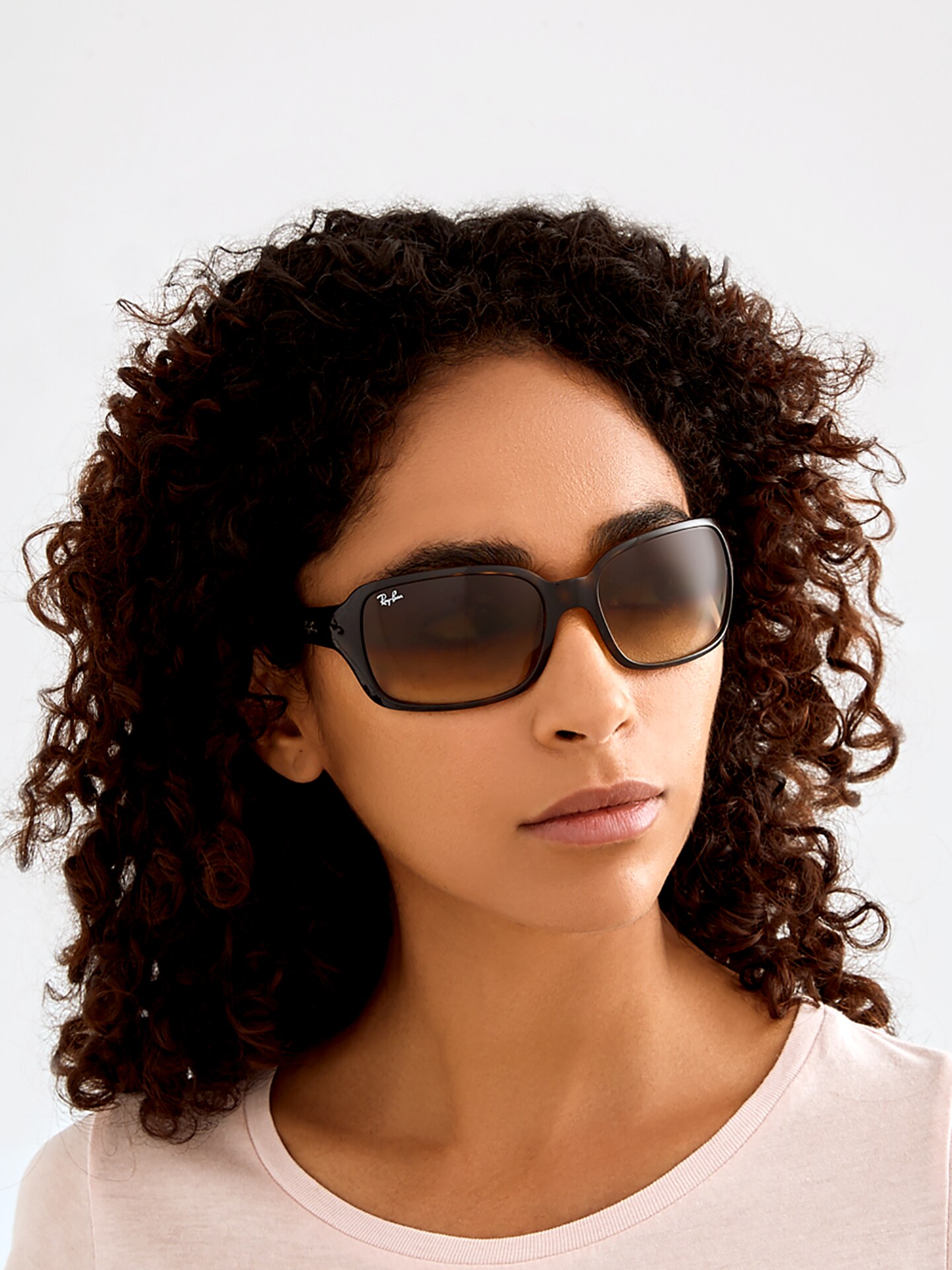 Ray Ban RB 4068 Highstreet Polarized 601/58 sunglasses Ray-Ban RB4068 M (60 - 17) with Brown lenses and Tortoise  main image 4