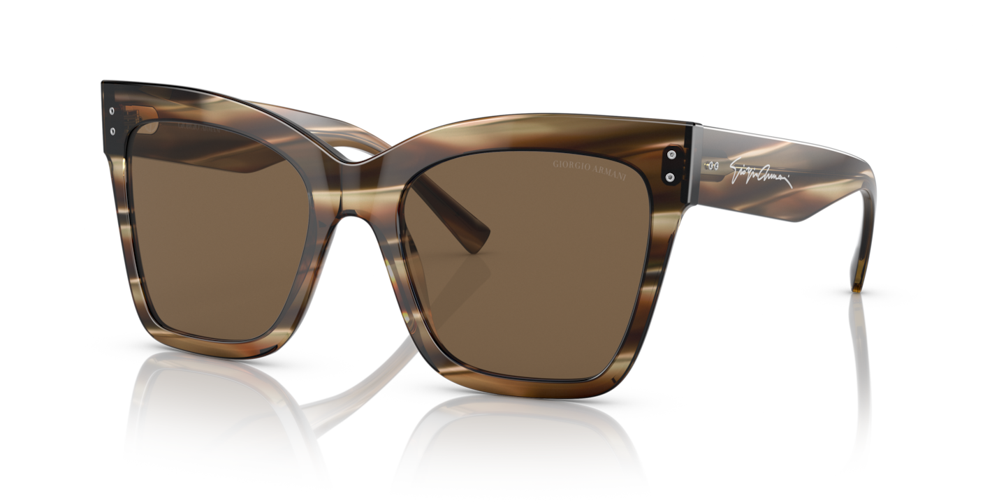 Giorgio Armani AR8175 Striped Brown