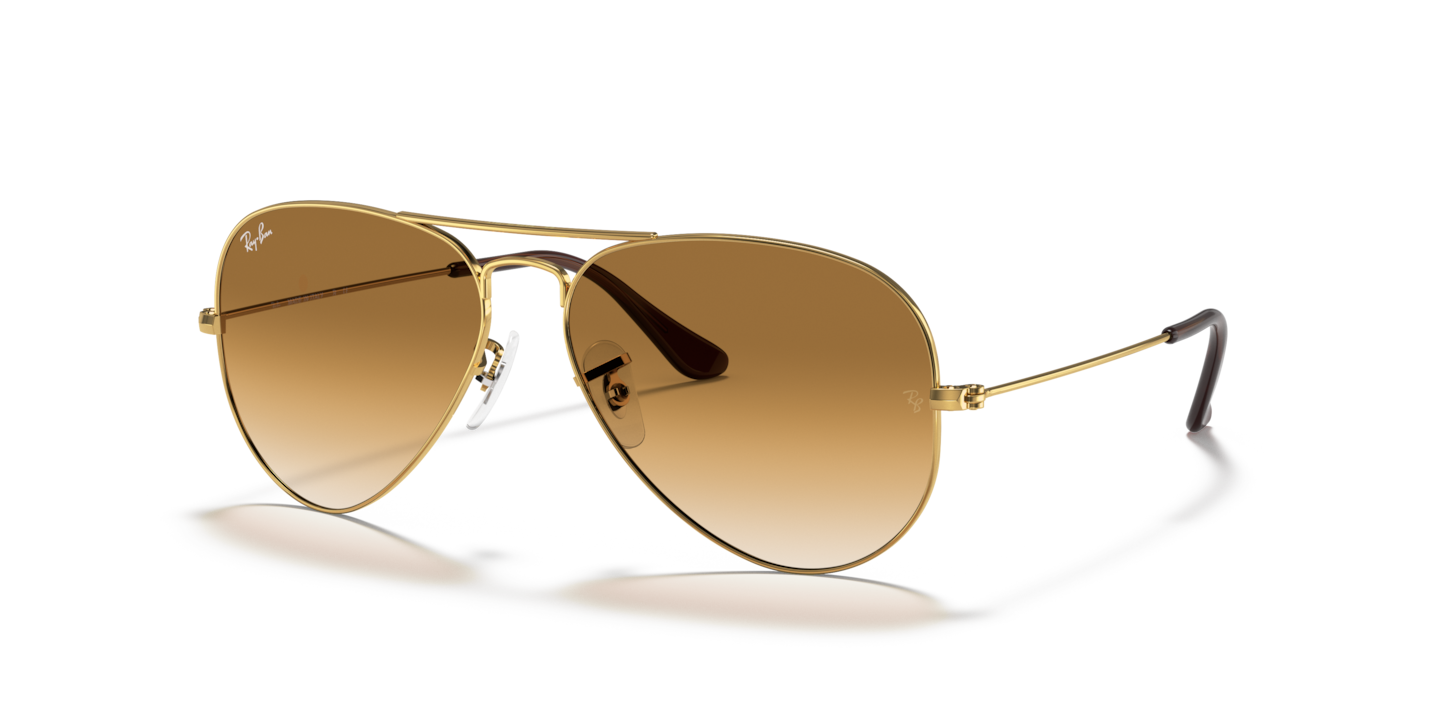 Ray-Ban RB3025 Aviator Gradient Arista Gold