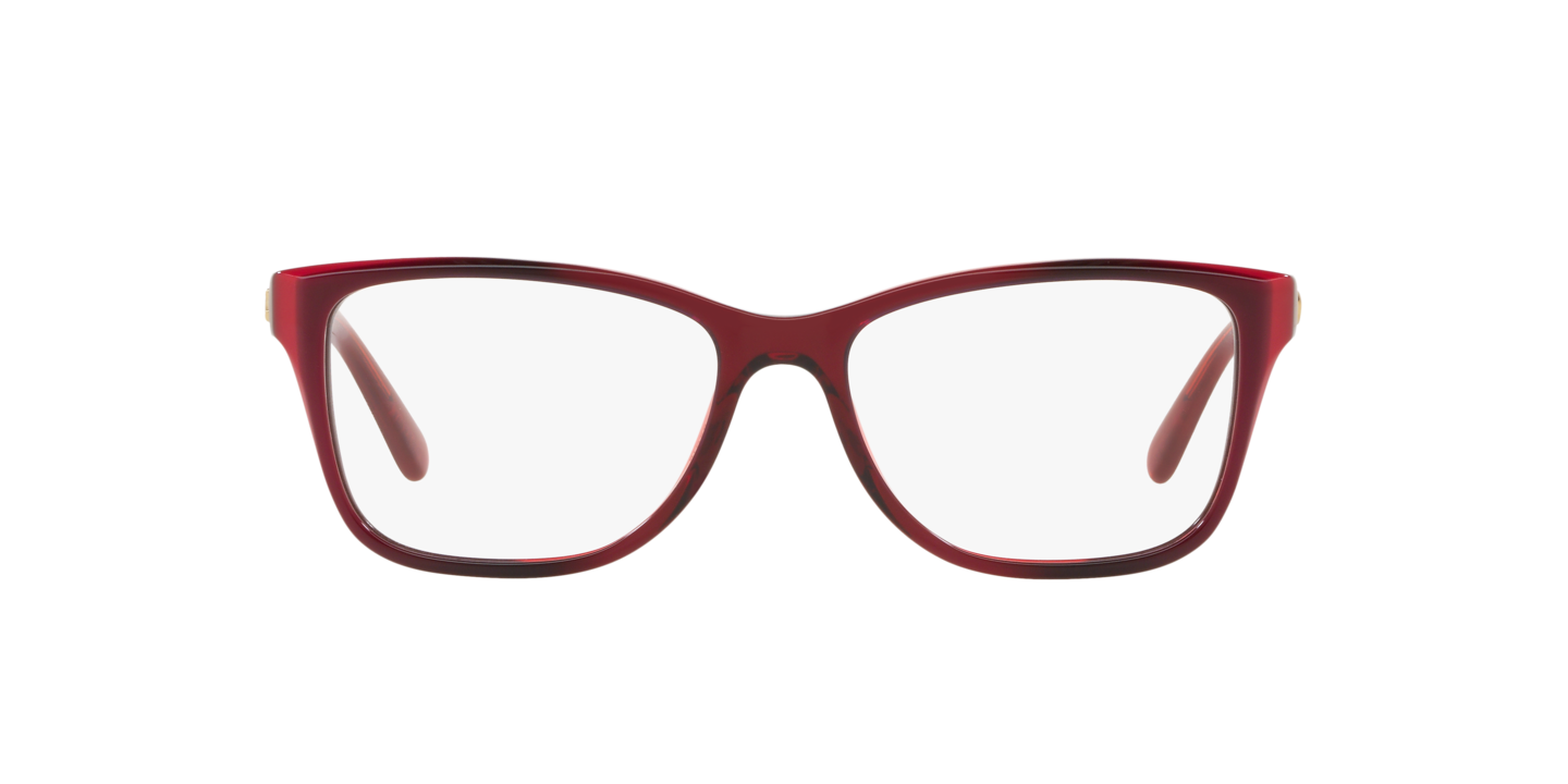 Coach HC6129 Cat Eye Burgundy Red Eyeglasses Coach HC6129 5532 Eyeglasses Berry Laminate Red Rectangular  main image 4