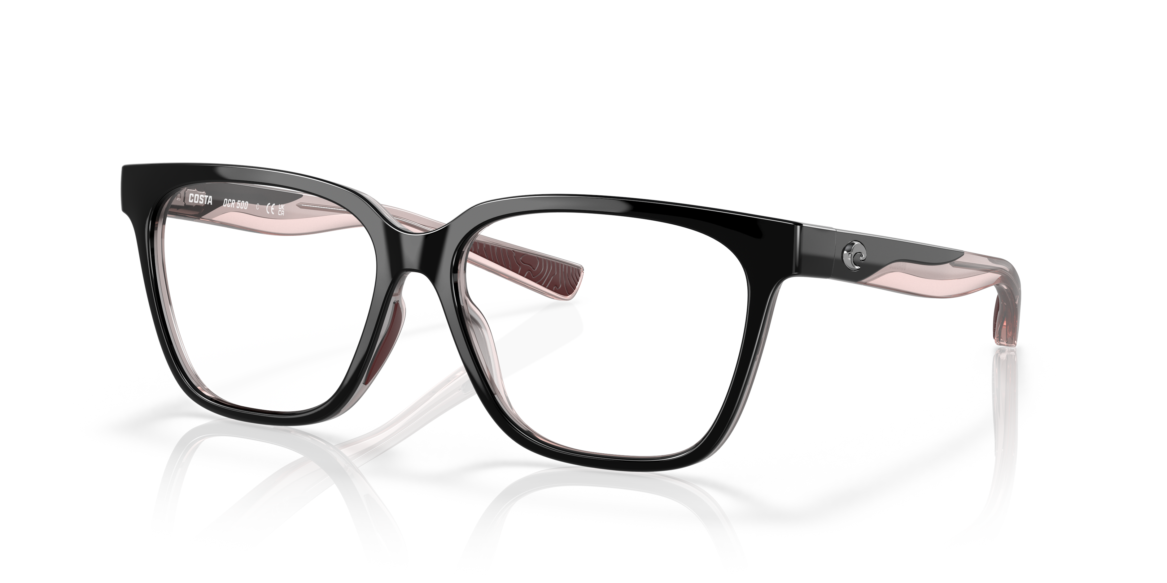 Costa Unisex 6a8016 Black Smoke Blush Crystal Size Large 183$