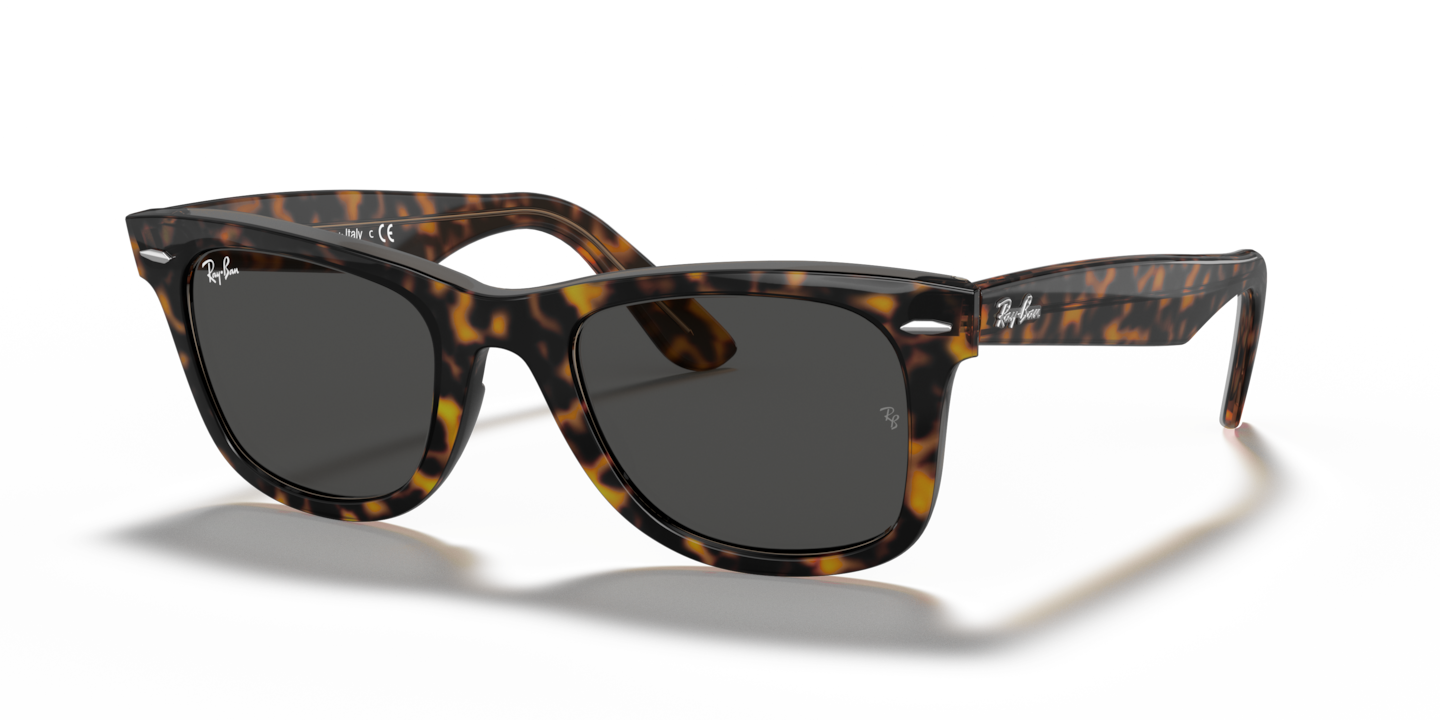 Ray-Ban RB2140 Original Wayfarer Bicolor Havana On Transparent Brown