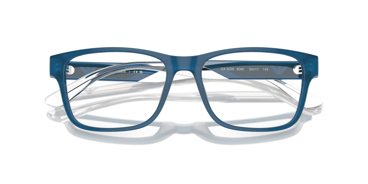 Emporio Armani Women\'s Light Blue Eyeglasses! Emporio Armani EA1163 blue frame main image 2