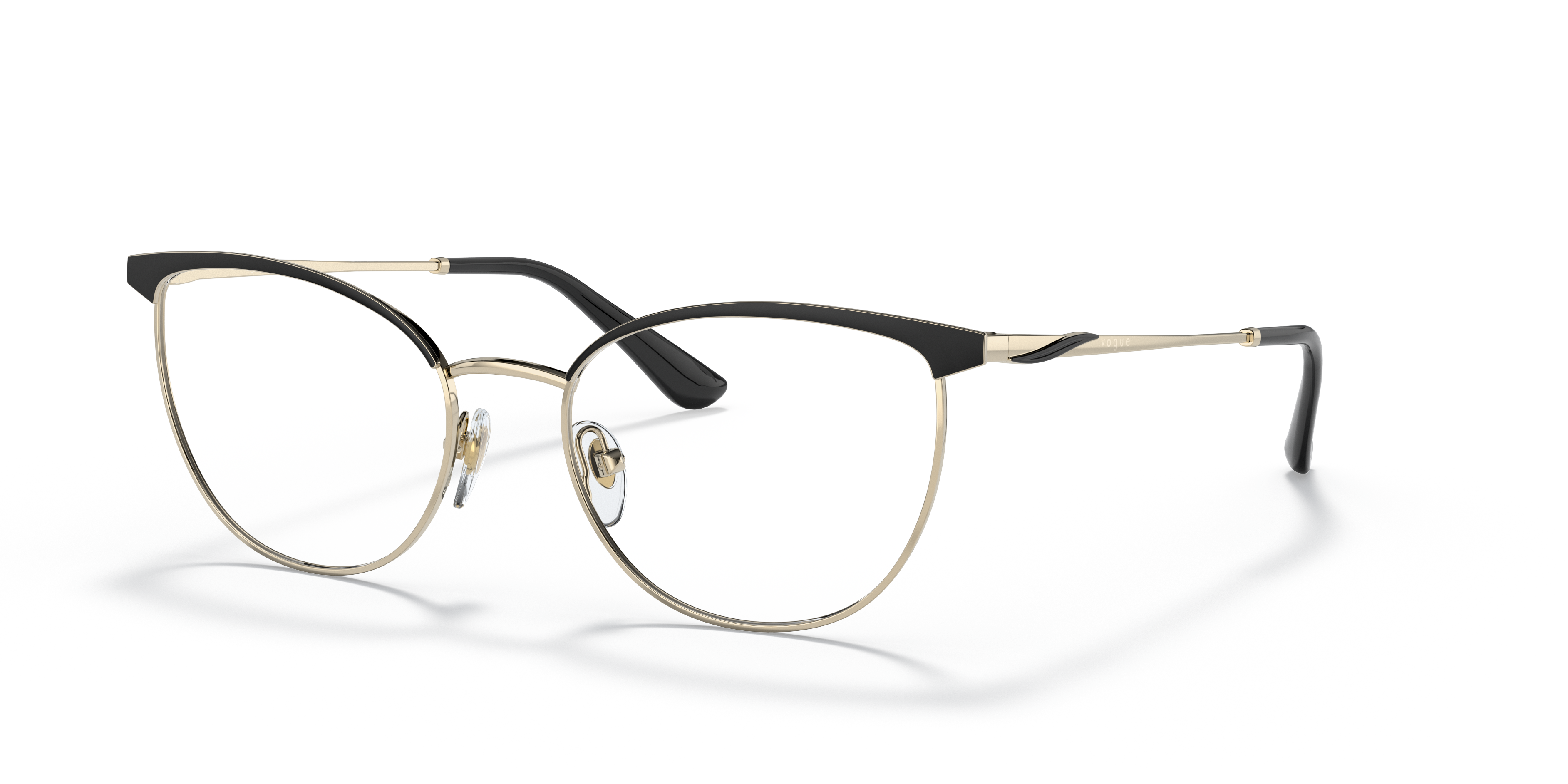 Vogue Eyewear Unisex Vo4208 Top Black Pale Gold Size 79$
