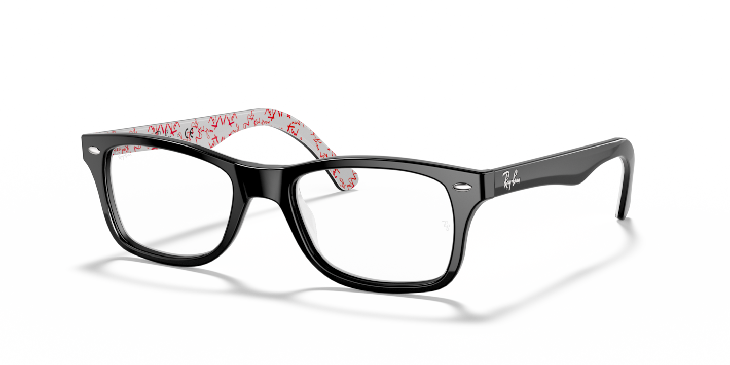Ray-Ban RB5228 Optics Black On White
