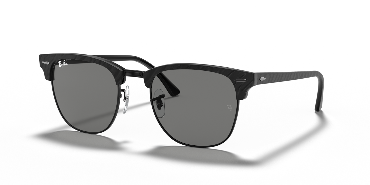 Ray-Ban RB3016 Clubmaster Marble Black