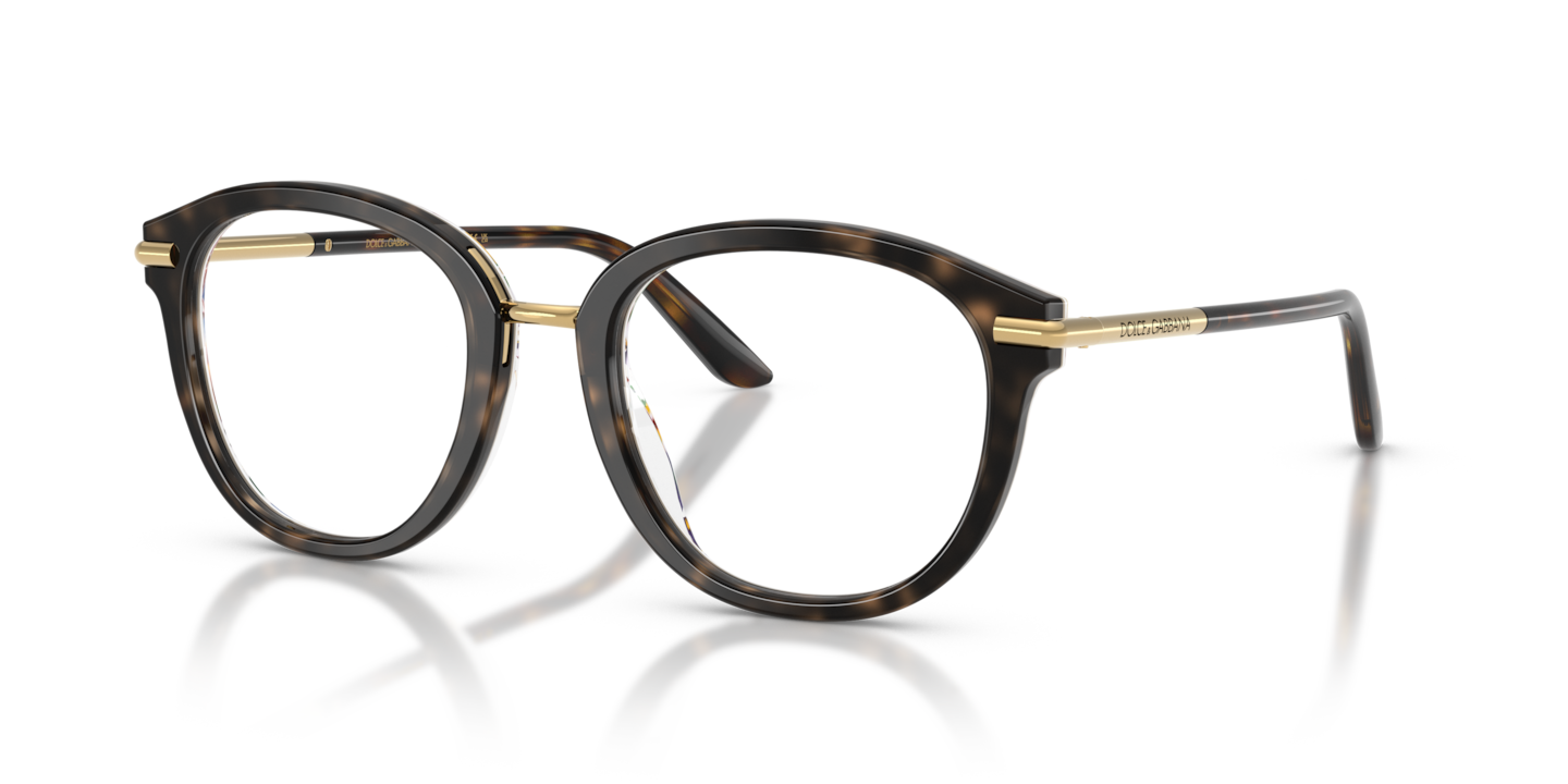 Dolce & Gabbana DG3410 Havana On White Barrow