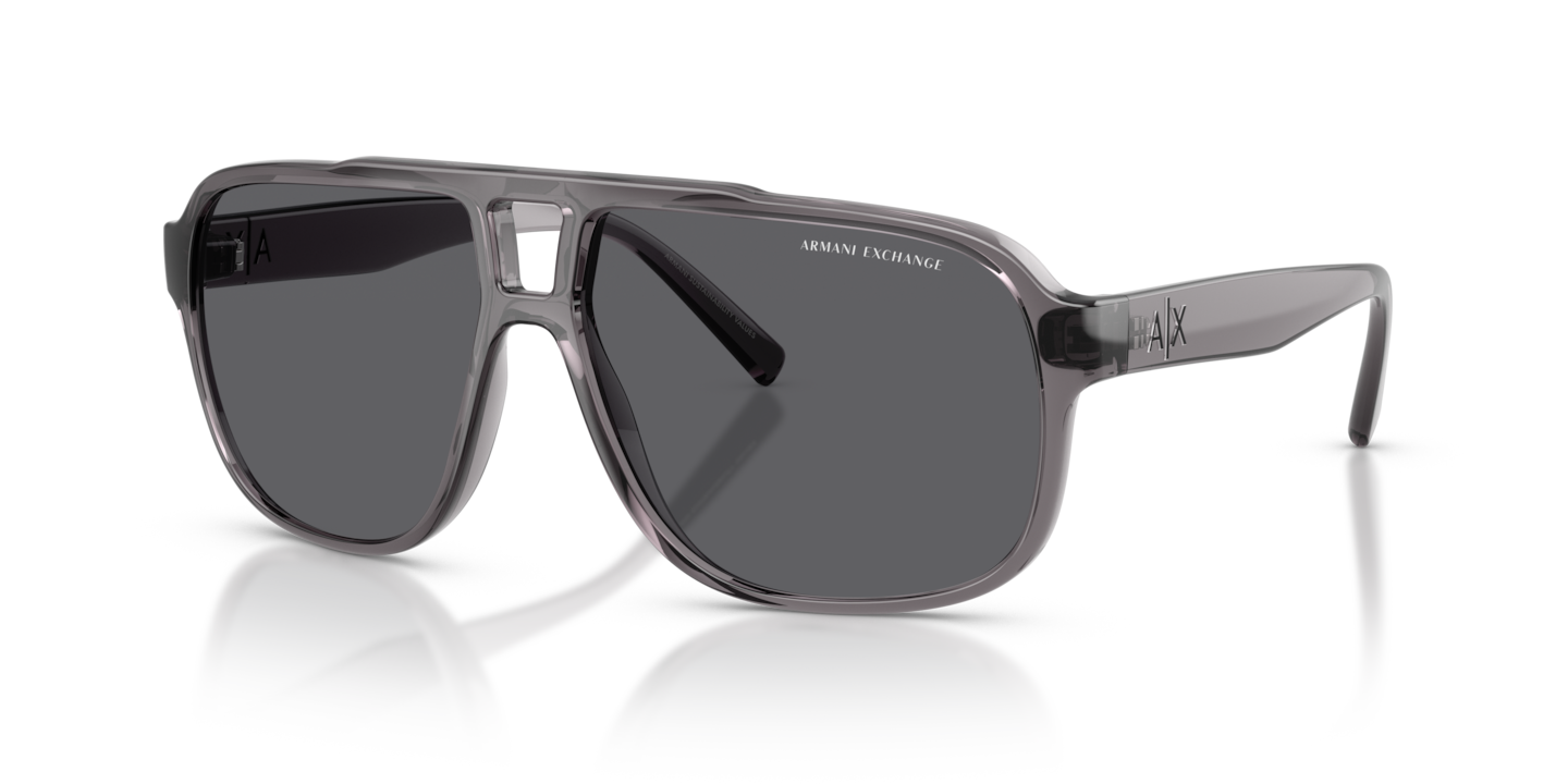 Armani Exchange AX4104S Shiny Transparent Grey