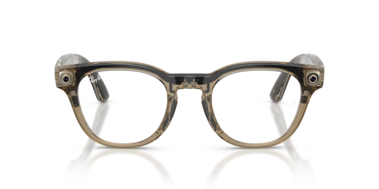 Ray-Ban Meta Scriber Optics Ray-Ban Transparent Stone Beige